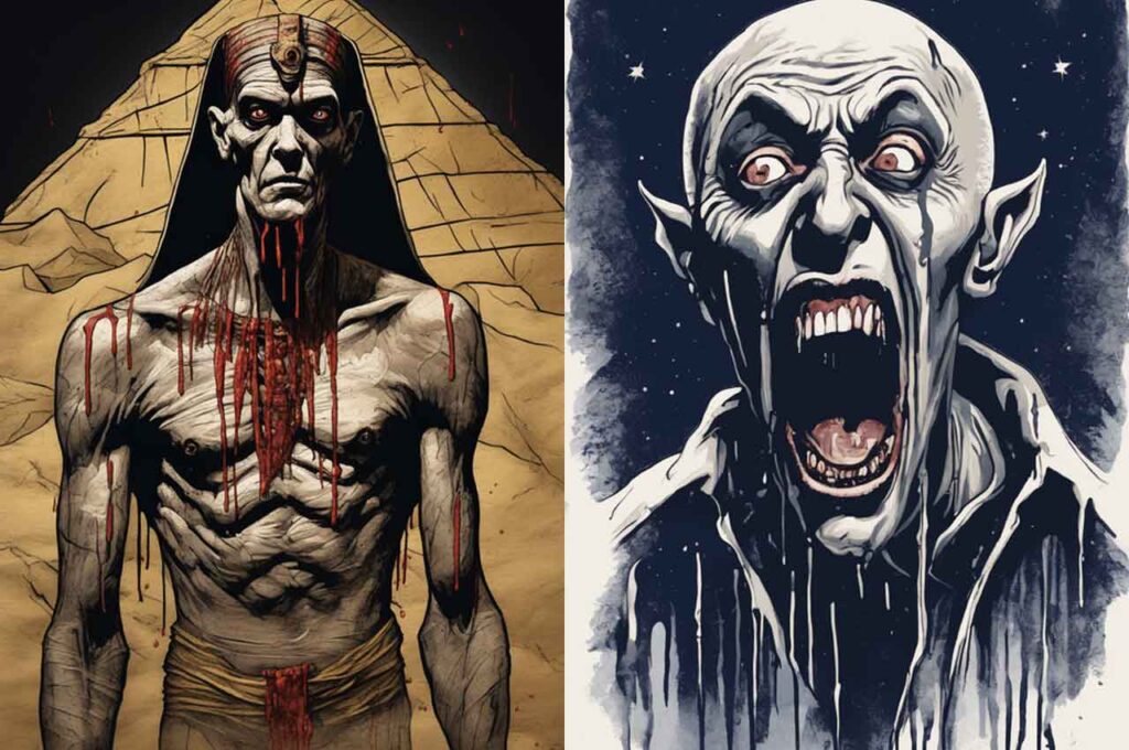 The Mummy and Nosferatu